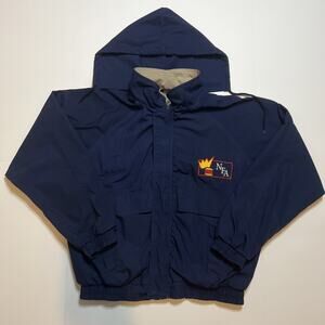 Vintage Burger King NFA Full Zip Long Sleeve Blue Jacket Men’s Medium.